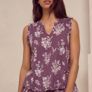 Reitmans Purple Floral Tank - size 2X